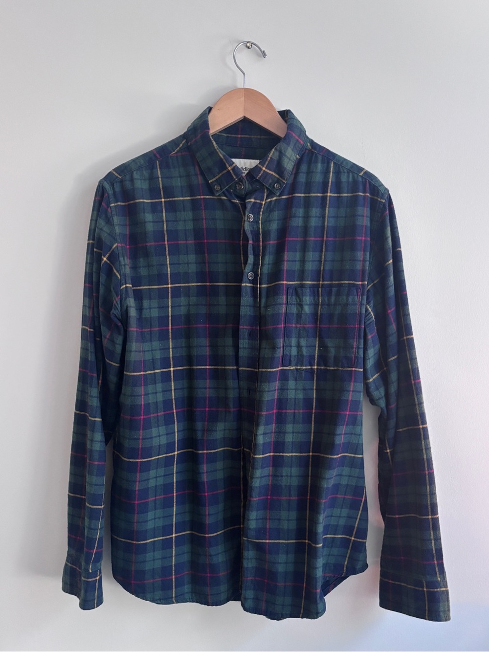 Men's Long Sleeve Flannel Shirt - Goodfellow & Co™ - Large